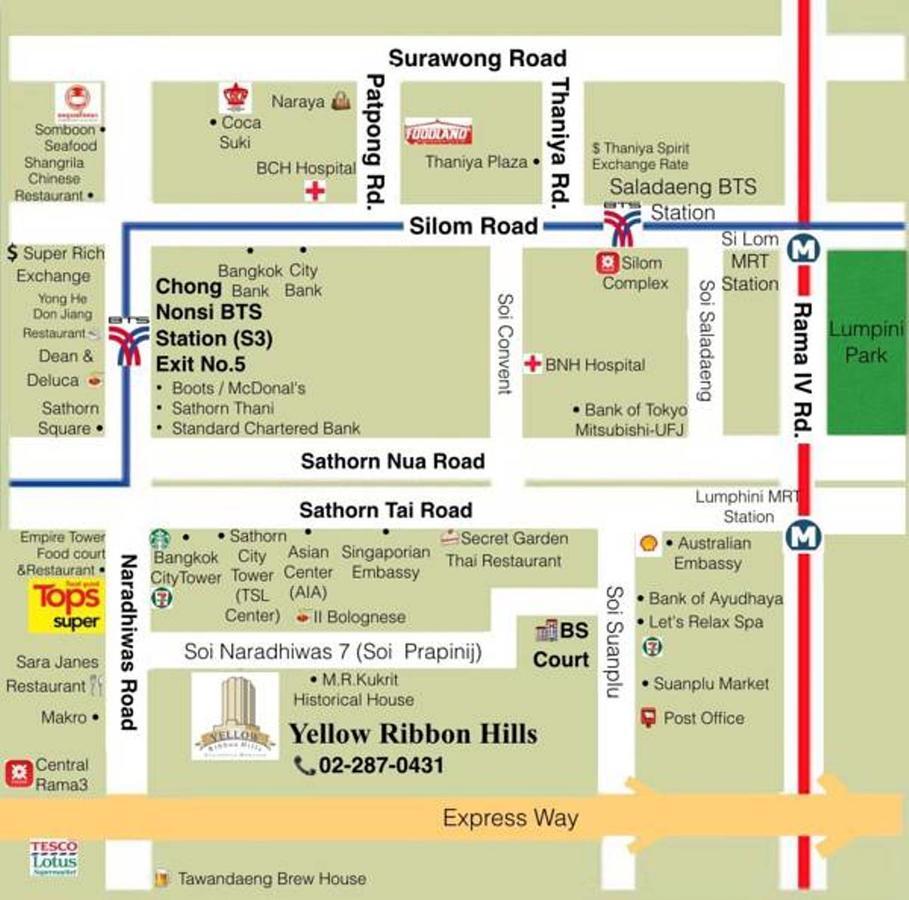 Yellow Ribbon Hills Boutique Suites Bangkok Exterior photo